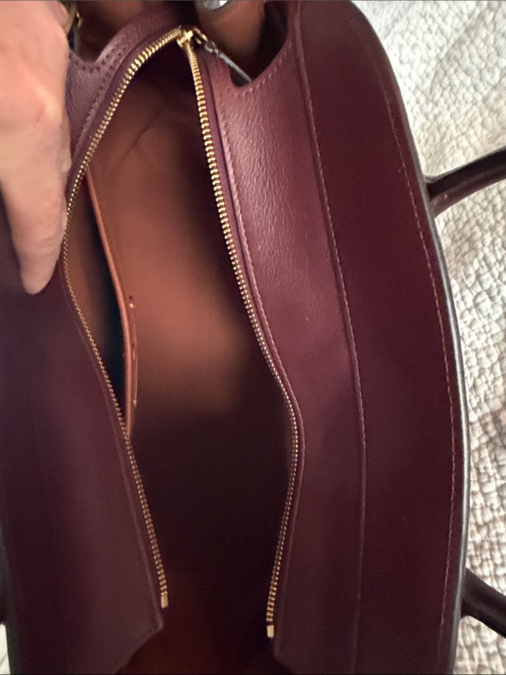 New Coach Empire 40 in Merlot leather - Picture 7 of 8